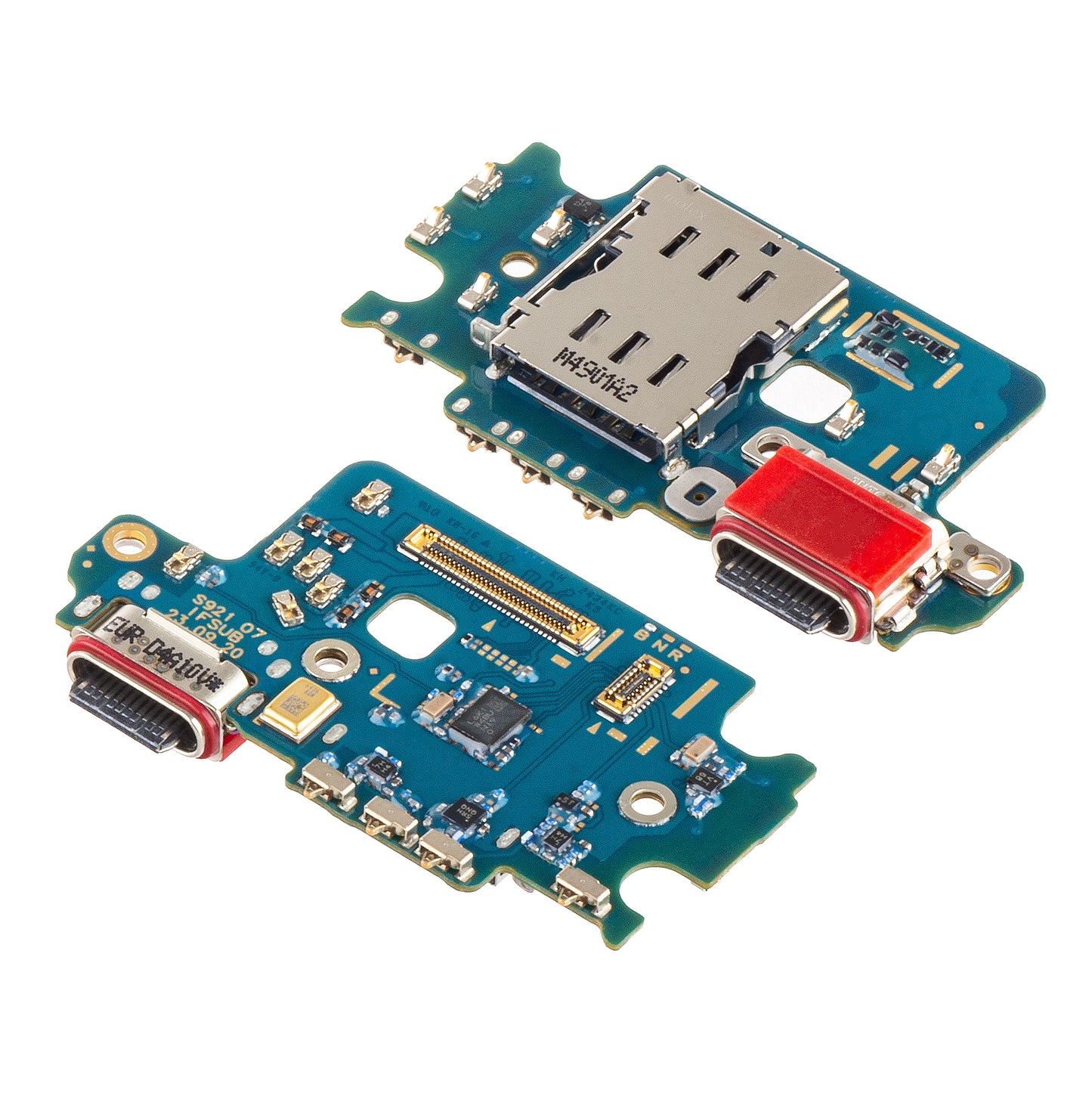Ladekontakt Kort - Mikrofon - SIM-kortleser Modul Samsung Galaxy S24 S921, Service Pack GH96-16507A