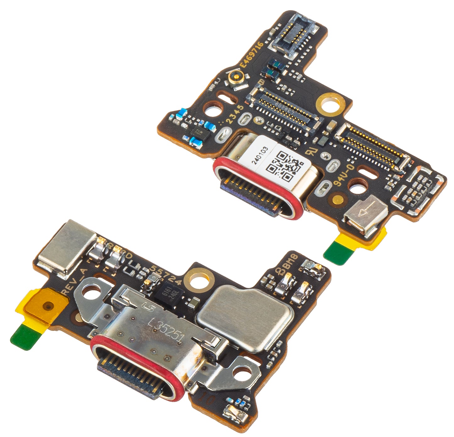 Ladekontaktkort - Mikrofon Motorola Edge 40 Pro, Service Pack 5P68C21992