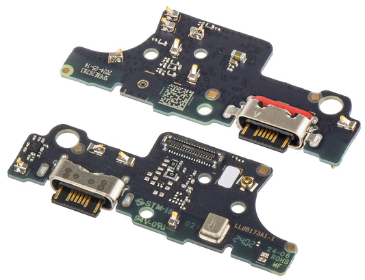 Motorola Moto E14 Mikrofon - Ladekontaktplate, Servicepakke 5P68C24651
