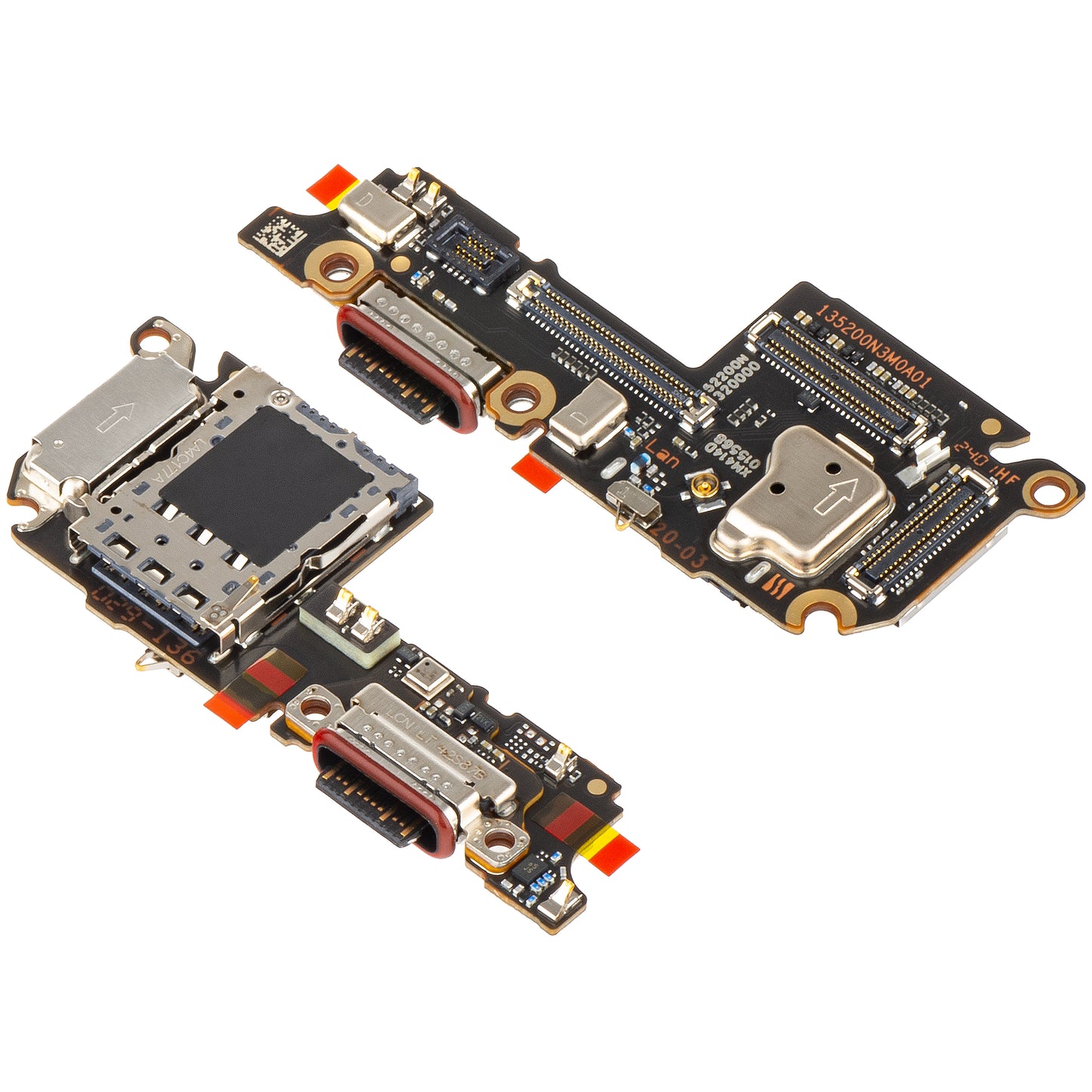 Ladekontaktkort - Mikrofon - SIM-kortlesermodul Xiaomi 14, Service Pack 56000100N300