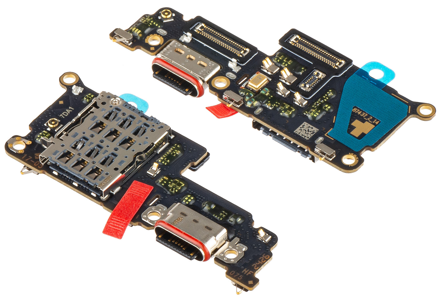 Ladekontakt Kort - Mikrofon - SIM-kortleser Modul Realme 12 Pro / 12 Pro+, Service Pack 621024000069