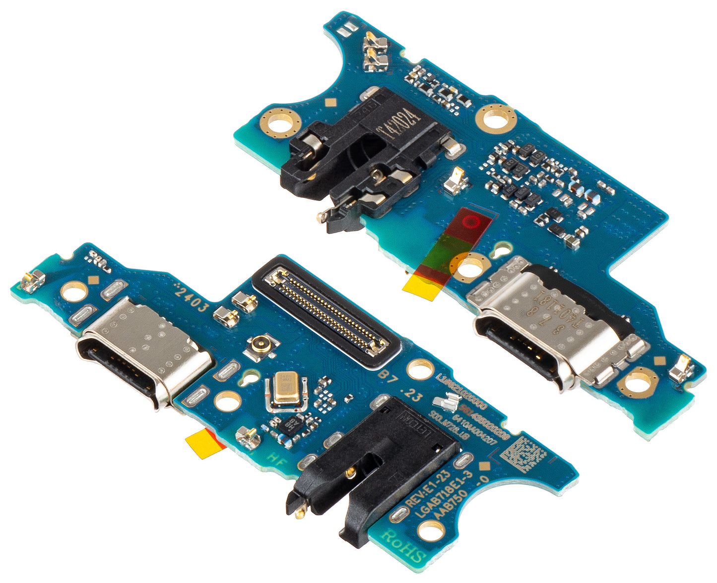 Realme 12x lade-, lyd- og mikrofonkontaktplate, servicepakke 621024000085