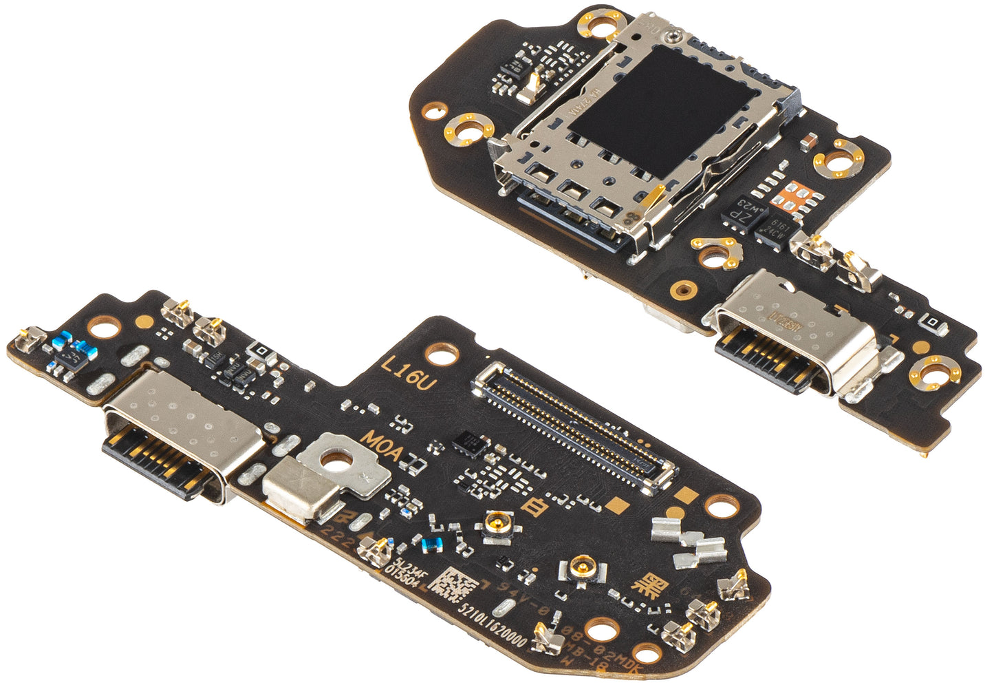 Ladekontakt Kort - Mikrofon - SIM-kortleser Modul Xiaomi Poco X4 GT, Service Pack 5600020L1600