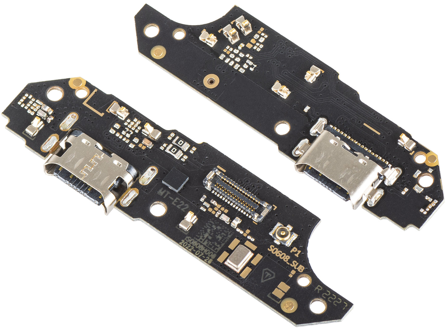 Motorola Moto Moto Moto E22 Mikrofon Ladekontaktkort