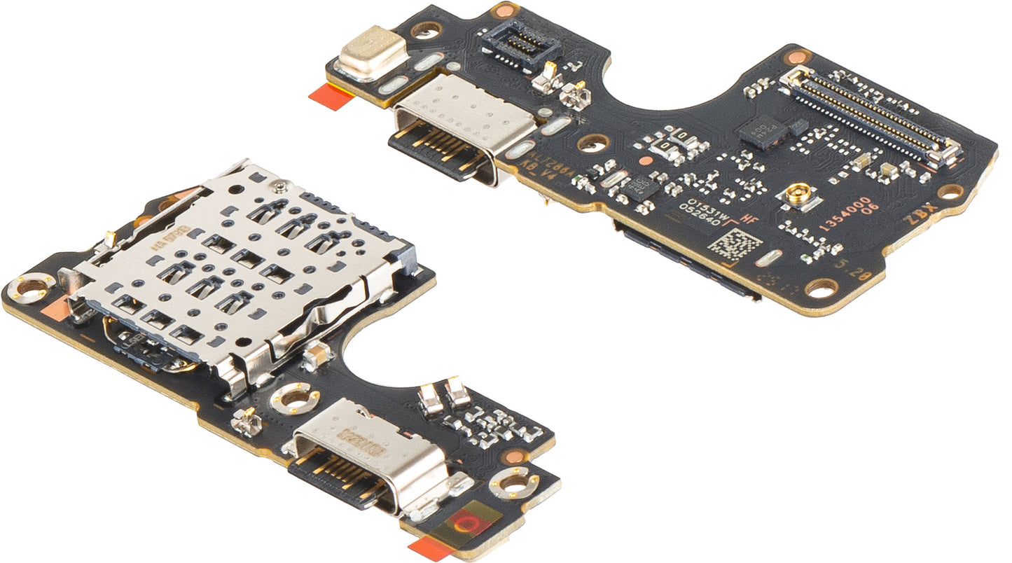 Ladekontakt Kort - Mikrofon - SIM-kortleser Modul Xiaomi Redmi Note 14 Pro 4G, Service Pack 560004000O600