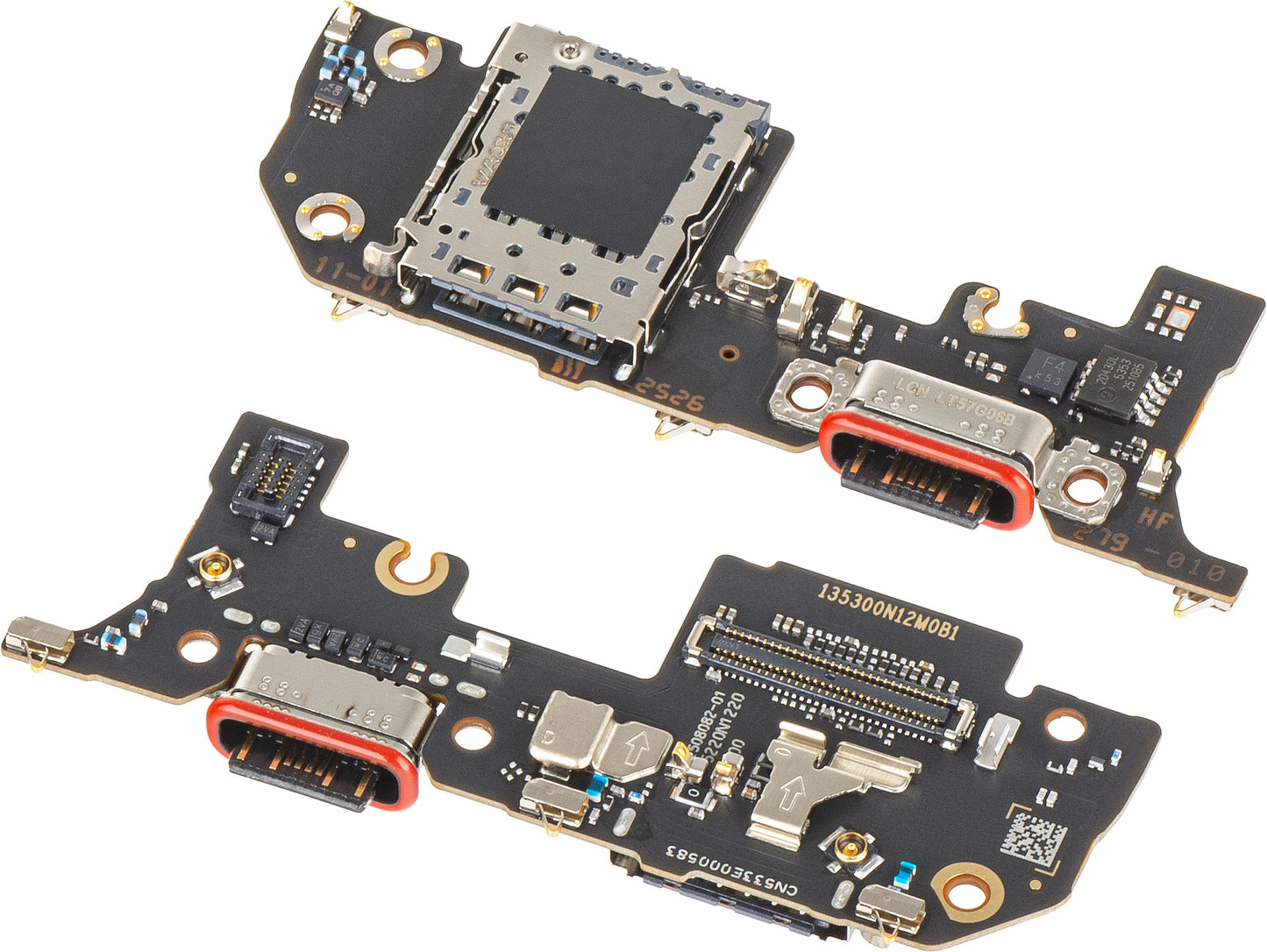 Ladekontakt Kort - Mikrofon - SIM-kortleser Modul Xiaomi 14T Pro, Service Pack 56001400N1200