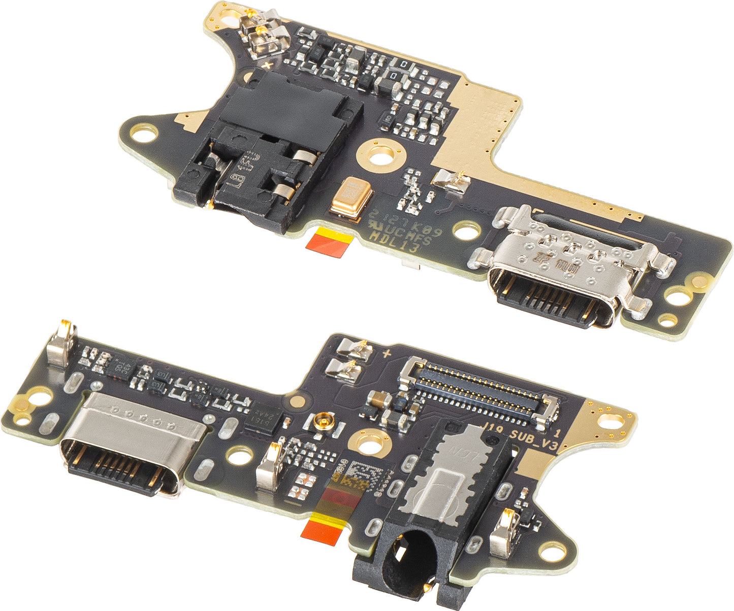 Ladekontakt - Audio - Mikrofonkort Xiaomi Redmi 9, Service Pack 5600010J1900