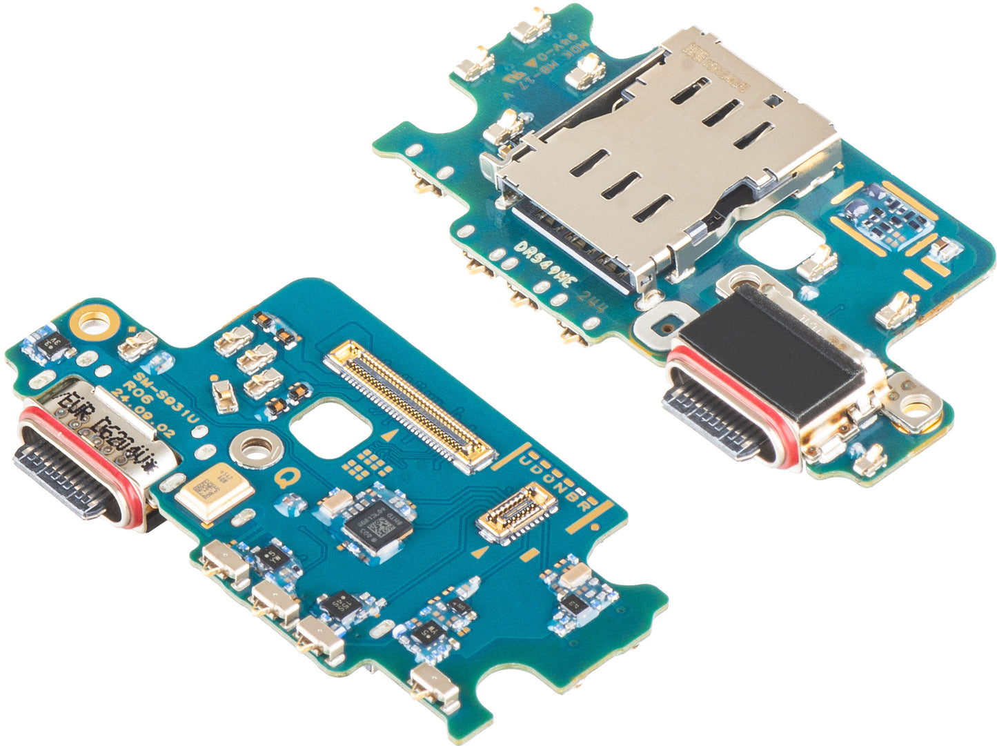 Ladekontakt Kort - Mikrofon - SIM-kortleser Modul Samsung Galaxy S25 S931, Service Pack GH96-18238A