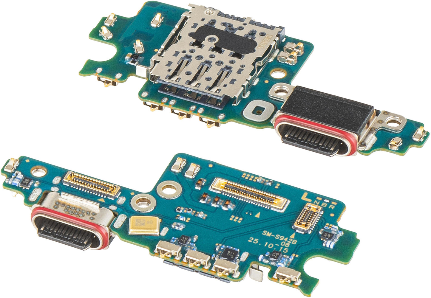 Ladekontakt Kort - Mikrofon - SIM-kortleser Modul Samsung Galaxy S26 S942, Service Pack GH96-20820A
