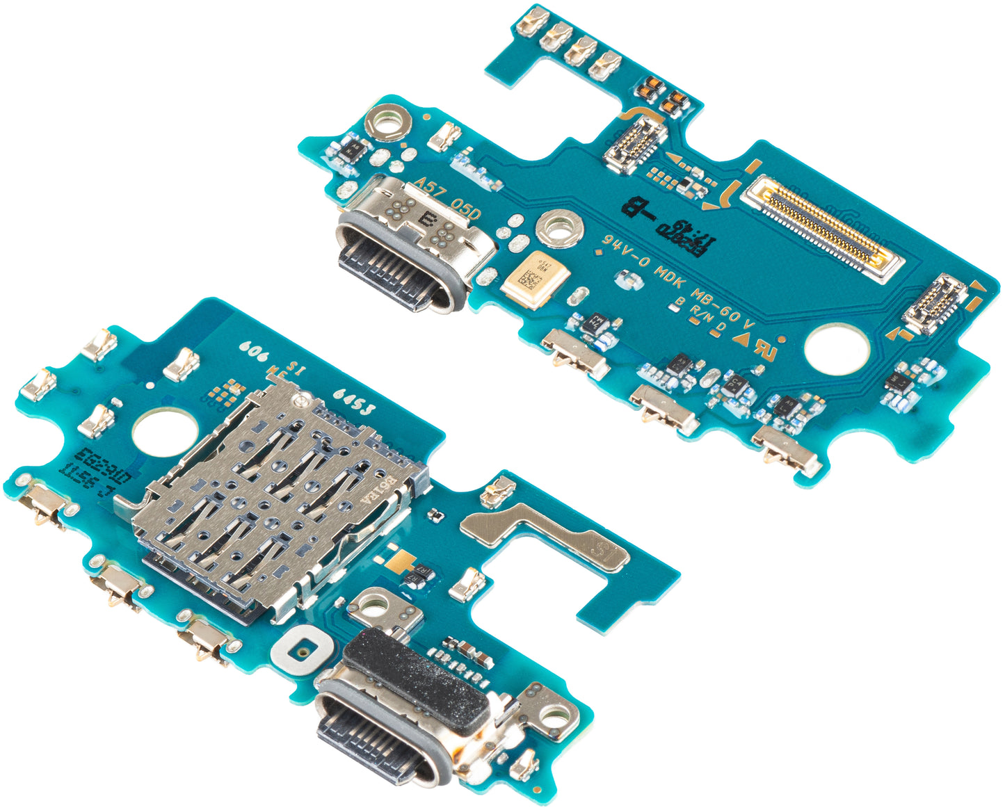 Ladekontaktkort - Mikrofon - SIM-kortlesermodul Samsung Galaxy A57 5G, Service Pack GH96-20947A