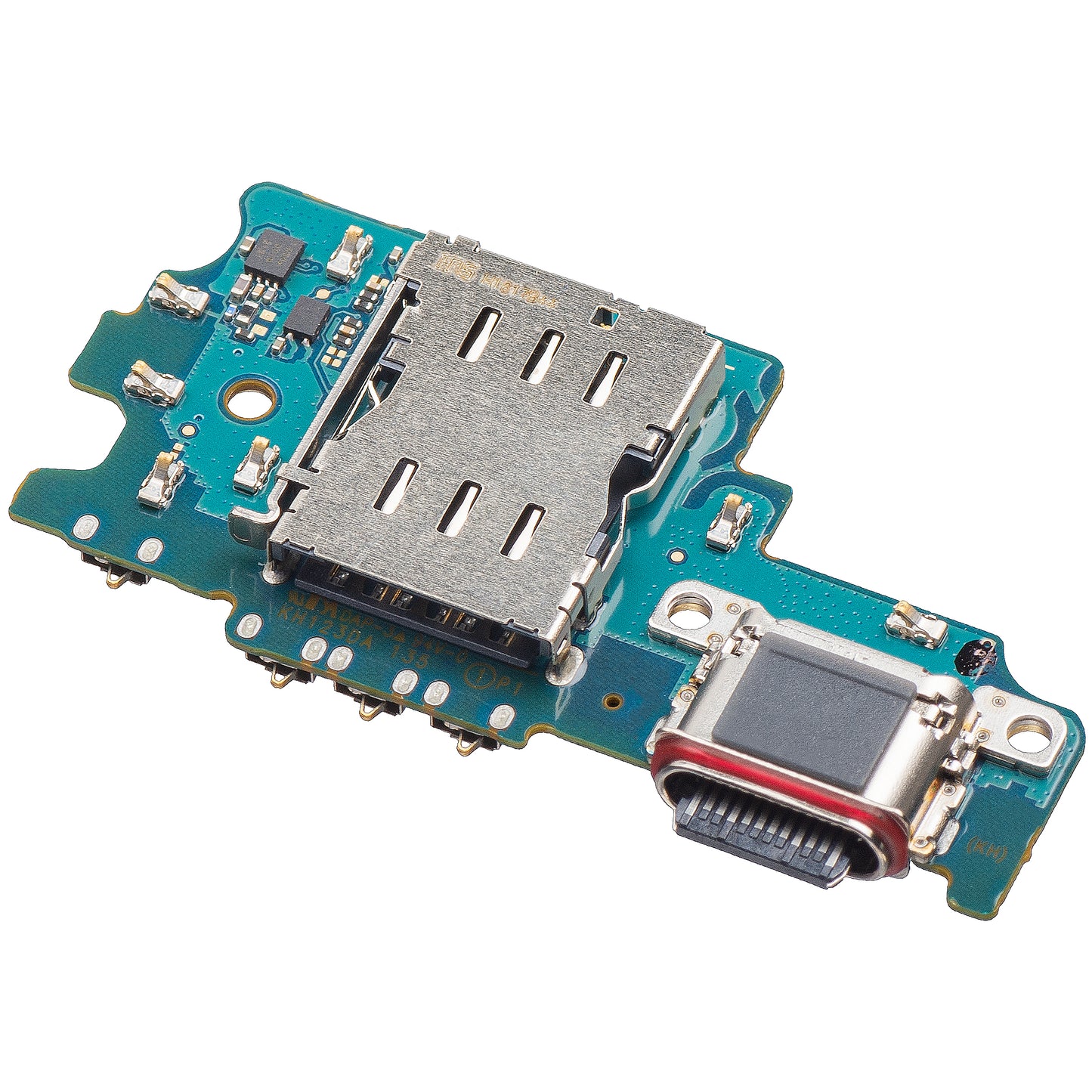 Kort med ladekontakt - Mikrofon - SIM-kortlesermodul Samsung Galaxy S21 FE 5G G990, Service Pack GH96-14548A