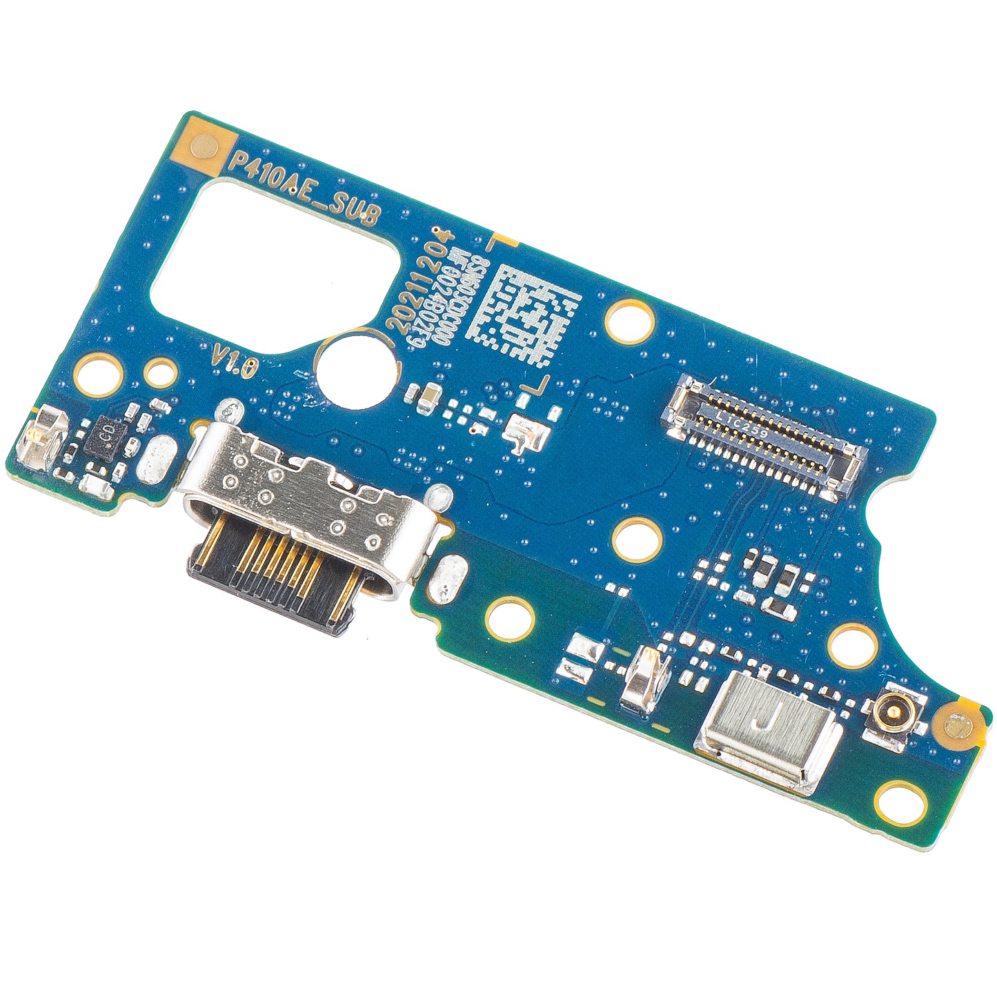 Ladeportkort - Mikrofon Motorola Moto E32s, Service Pack 5P68C20804