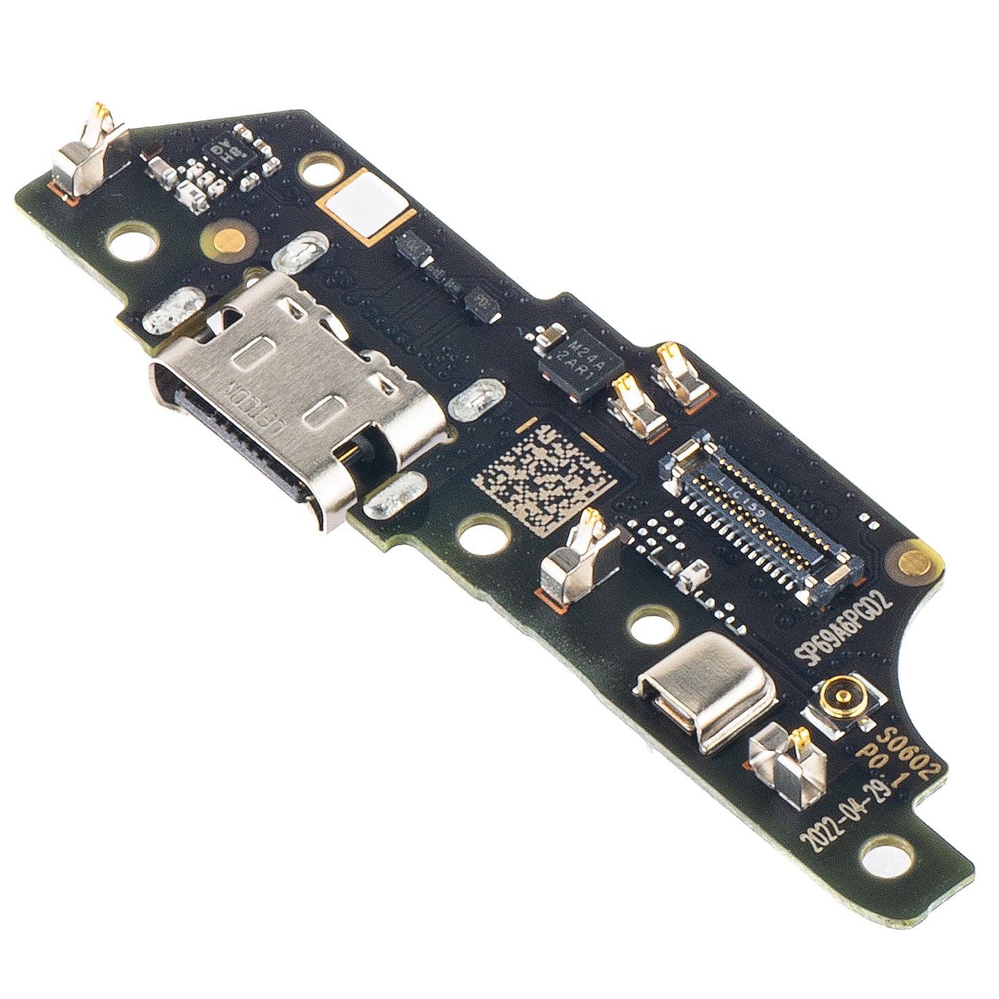 Ladeportkort - Mikrofon Motorola Moto E40 / E30, Service Pack 5P68C19714