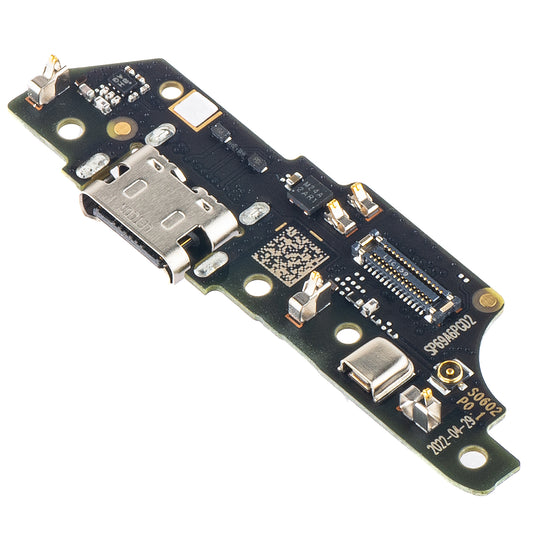 Motorola Moto Moto Moto E40 / E30 Mikrofon- og ladekontaktplate, Servicepakke 5P68C19714