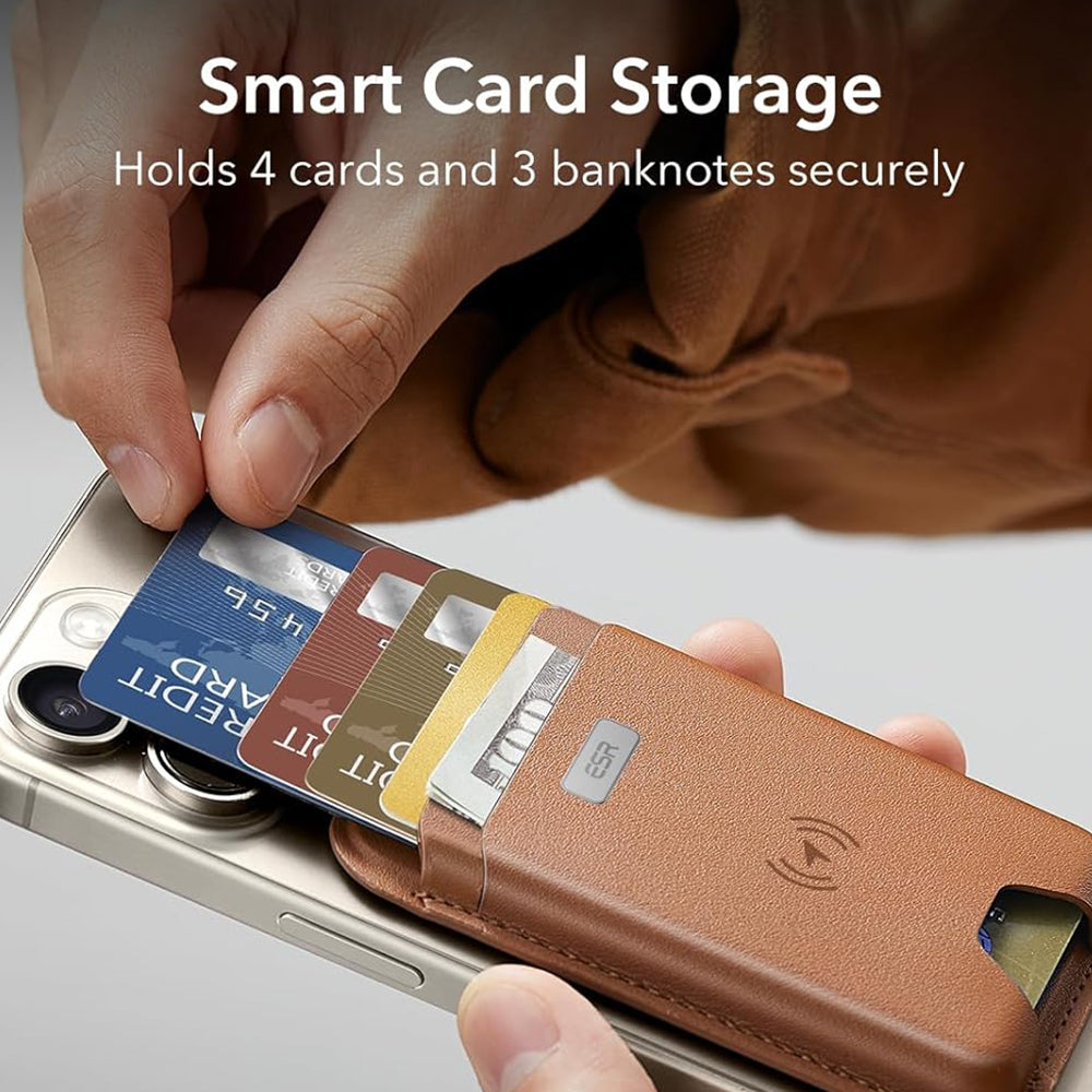 Magsafe lommebok, ESR, Classic Geo, Brun