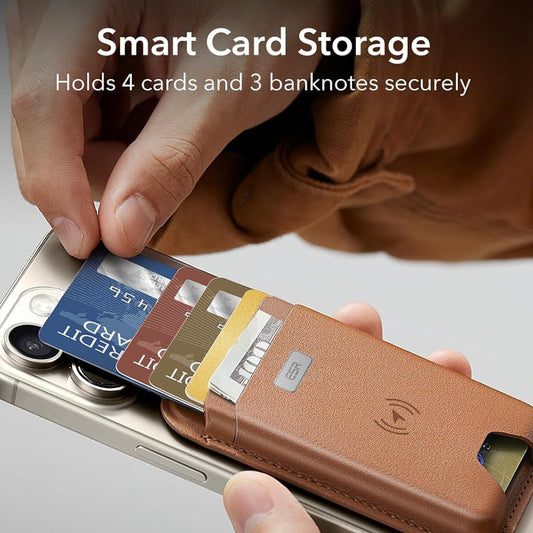 Magsafe lommebok, ESR, Classic Geo, Brun