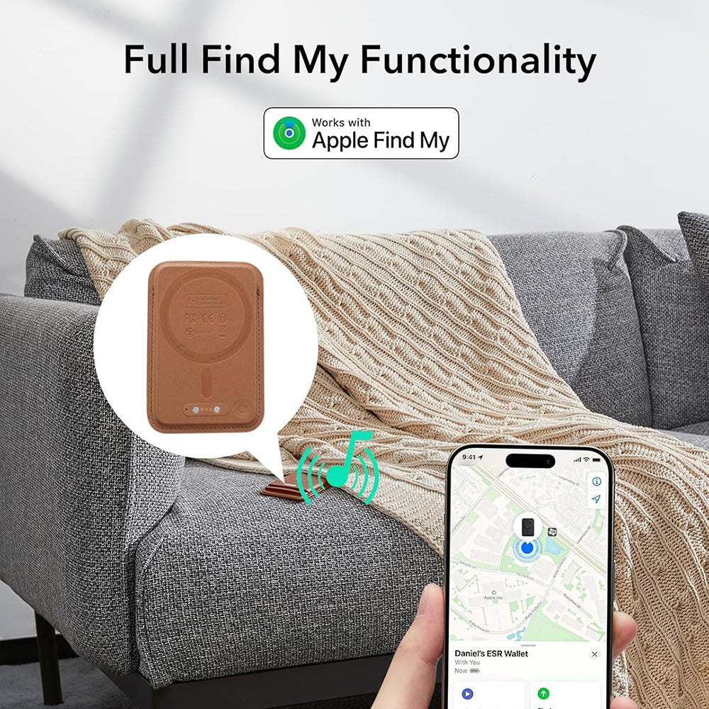 Magsafe lommebok, ESR, Classic Geo, Brun