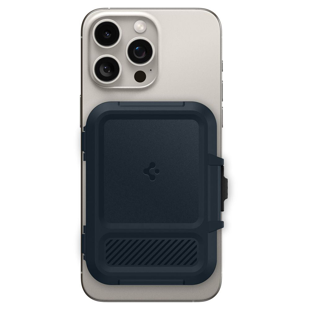 Magsafe lommebok, Spigen, Lock Fit, svart AFA08526