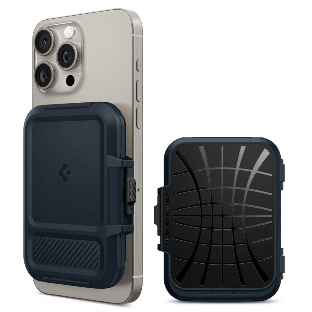Magsafe lommebok, Spigen, Lock Fit, svart AFA08526