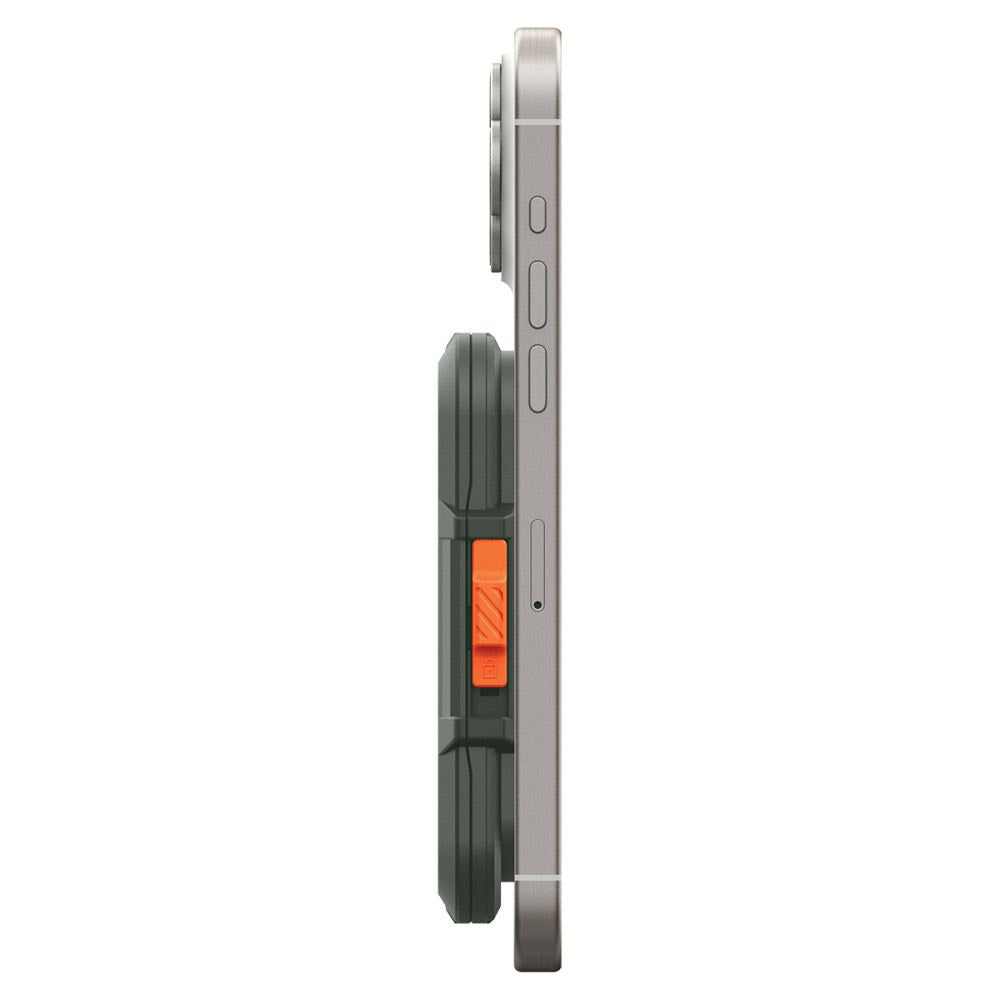 Magsafe lommebok, Spigen, Lock Fit, grønn AFA08528