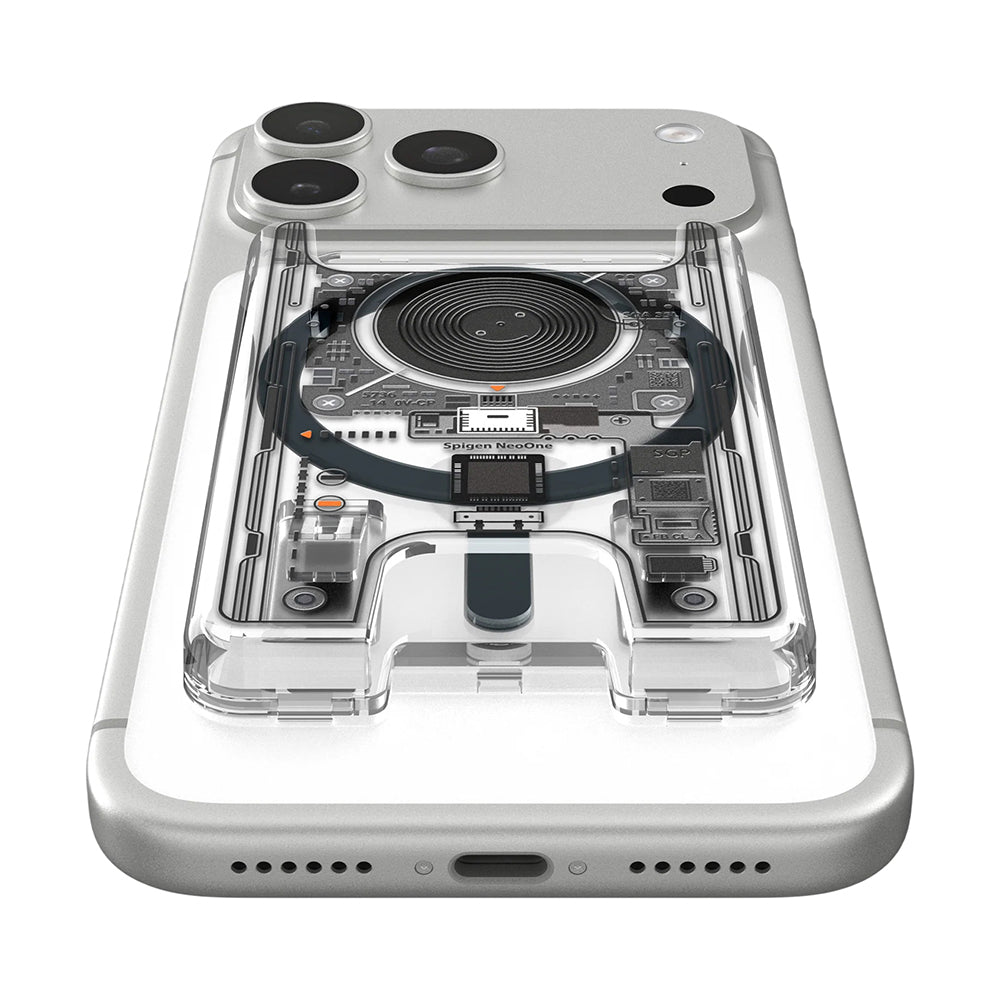 MagSafe-lommebok, Spigen, Ultra Hybrid Zero One, Transparent AFA11403