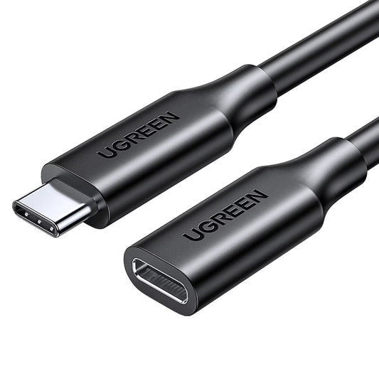 UGREEN US353 USB-C forlengerkabel, 1m, Svart