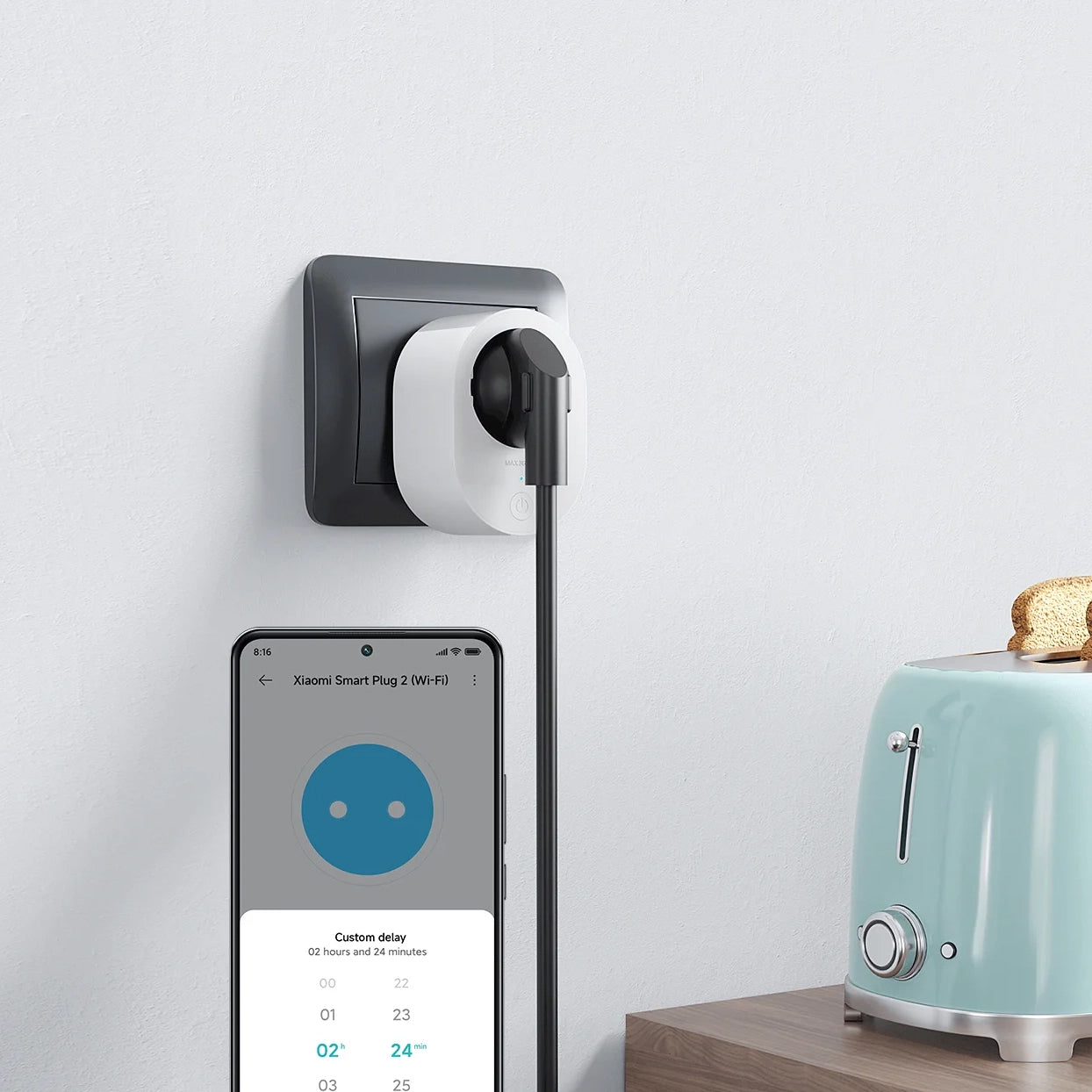 Xiaomi Mi Smart 2 stikkontakt, Wi-Fi BHR6868EU