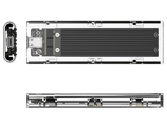 Orico TCM2-C3-kabinett for M.2 NVMe SSD, svart