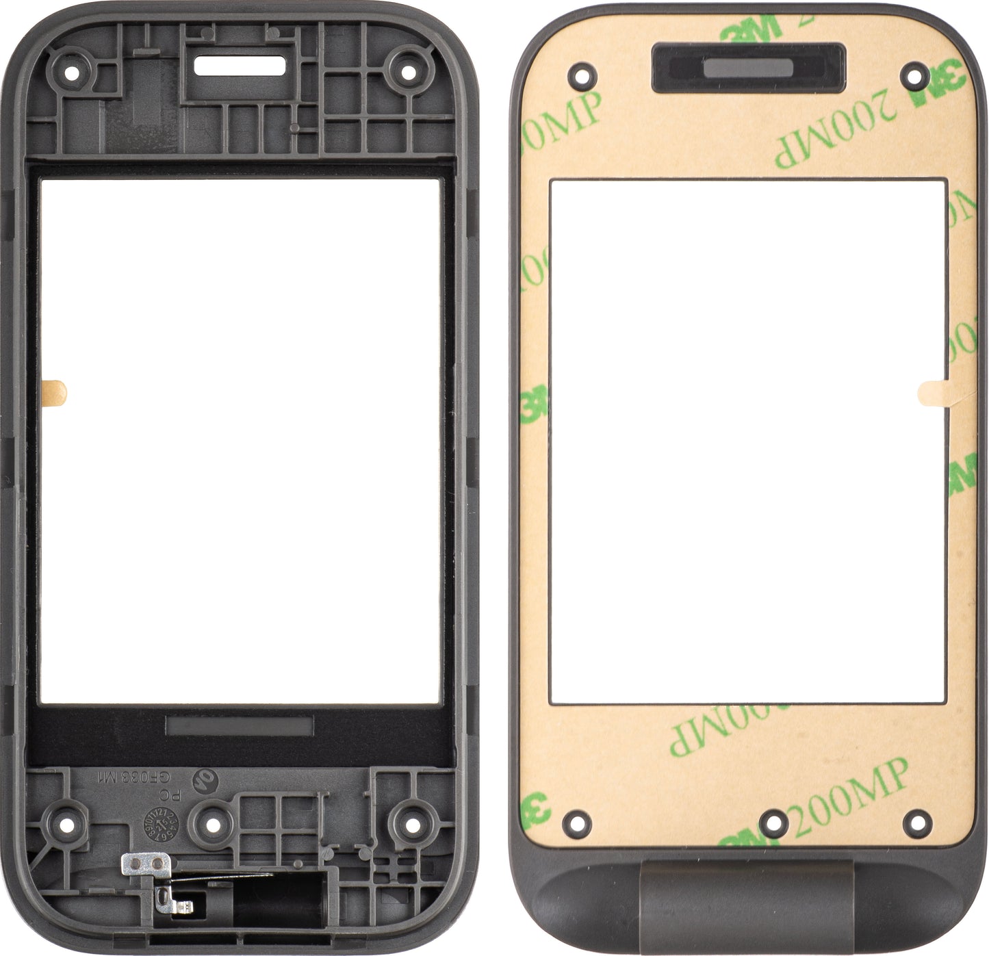 B Shell Cover For HMD 2660 Flip, Svart