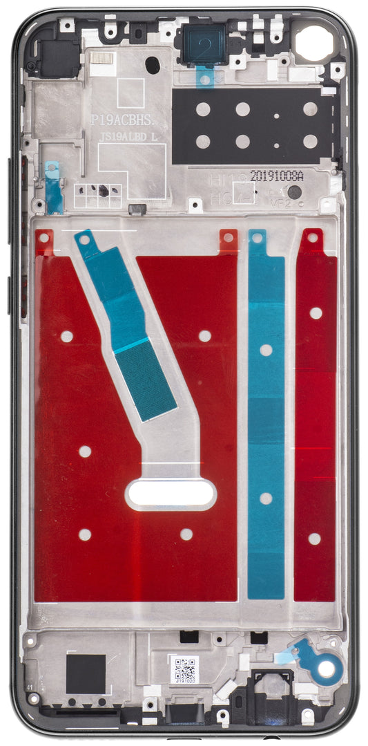 Midt-halvdel av Huawei Y7p / P40 lite E, svart