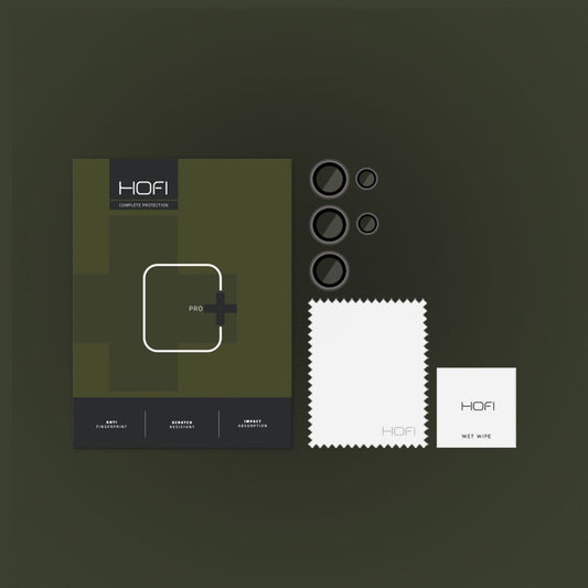 HOFI PRO+ bakre kamerabeskyttelsesramme for Samsung Galaxy S23 Ultra S918, herdet glass