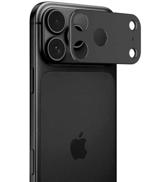 Bakre kamerabeskyttelsesramme Tech-Protect Camalloy Fit+ for Apple iPhone 18 Pro Max, aluminium, svart