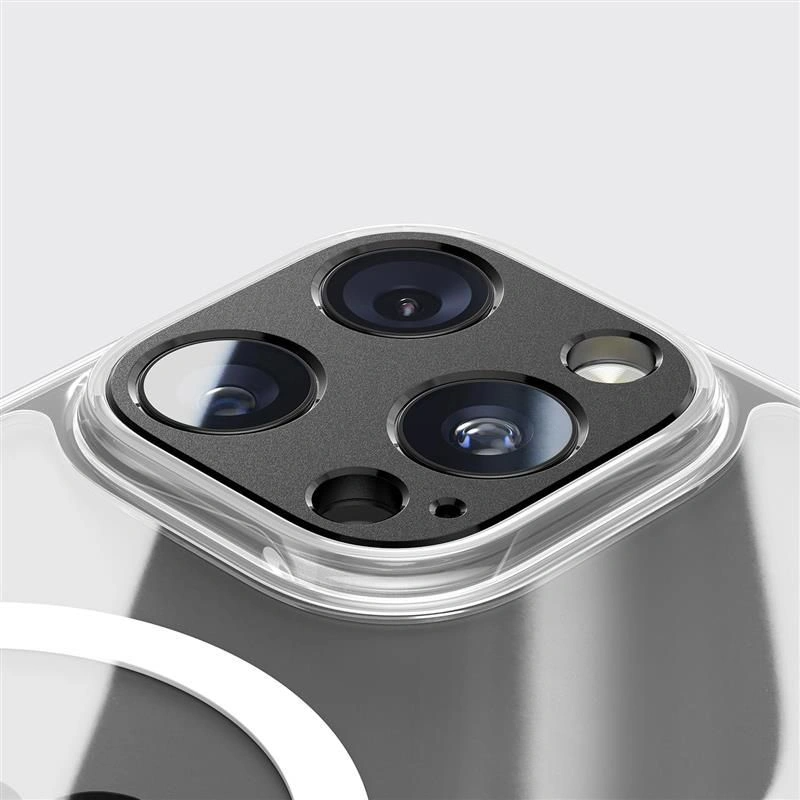 Bakre kameraramme Tech-Protect Camalloy Fit+ for Apple iPhone 17 Pro Max, Aluminium, Svart