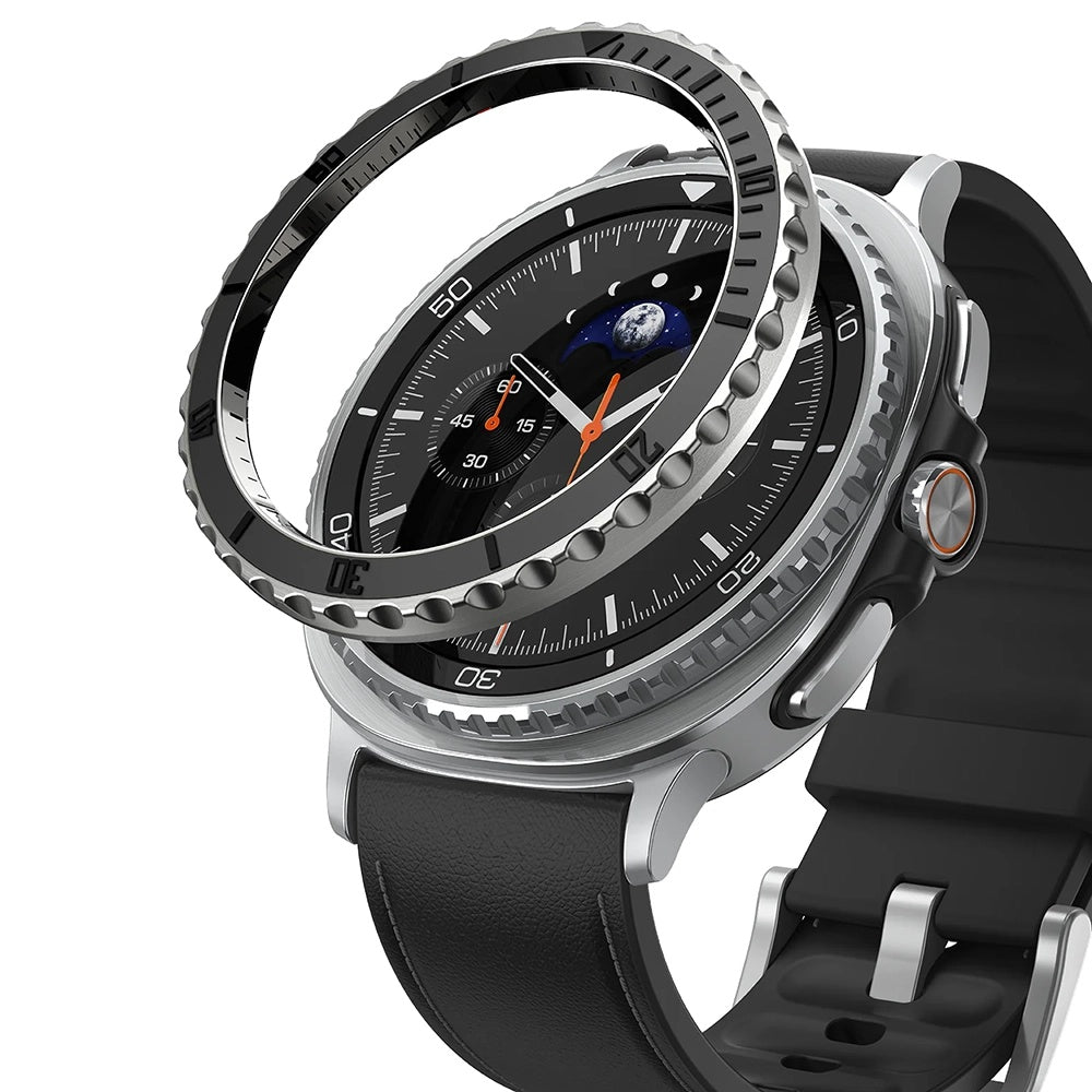 Ringke Premium Styling Beskyttelsesramme for Samsung Galaxy Watch8 Classic, Svart