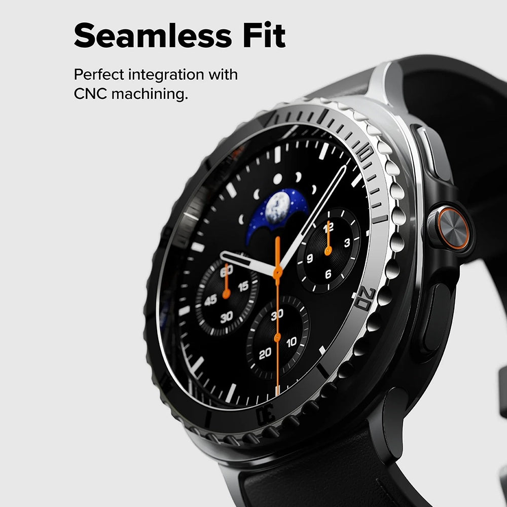Ringke Premium Styling Beskyttelsesramme for Samsung Galaxy Watch8 Classic, Svart