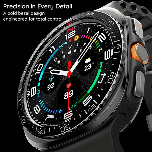 Spigen Tune Diver Beskyttelsesramme for Samsung Galaxy Watch Ultra2, Svart ACS11617