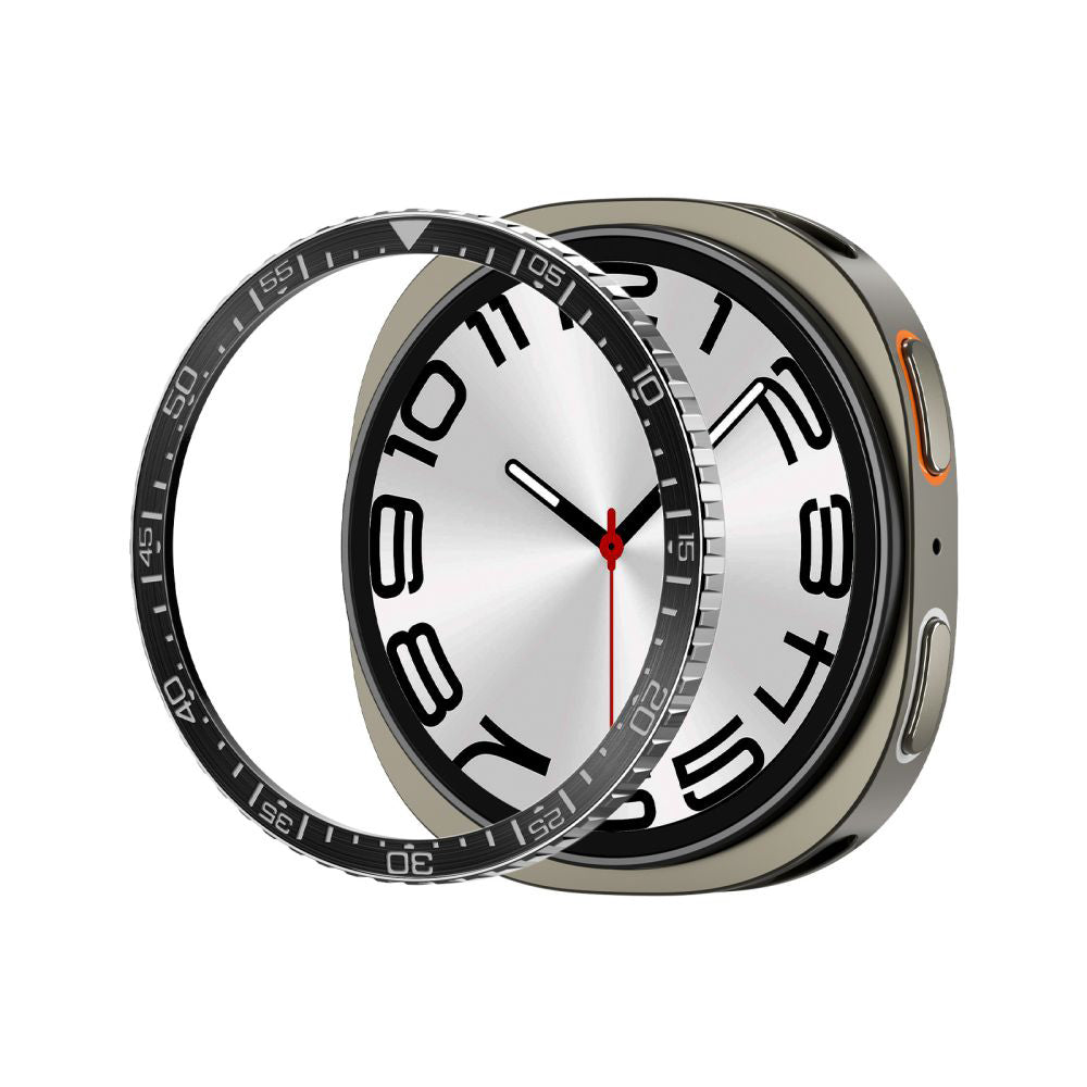 Spigen Tune Diver beskyttelsesramme for Samsung Galaxy Watch8 44mm, Svart ACS10008