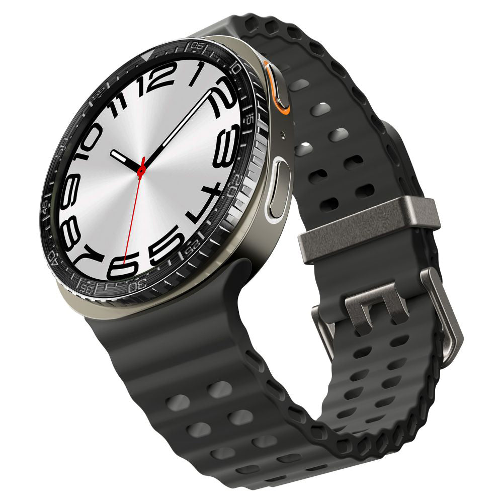 Spigen Tune Diver beskyttelsesramme for Samsung Galaxy Watch8 44mm, Svart ACS10008