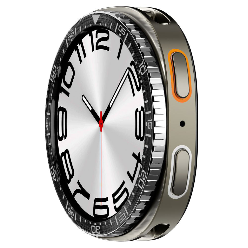Spigen Tune Diver beskyttelsesramme for Samsung Galaxy Watch8 44mm, Svart ACS10008