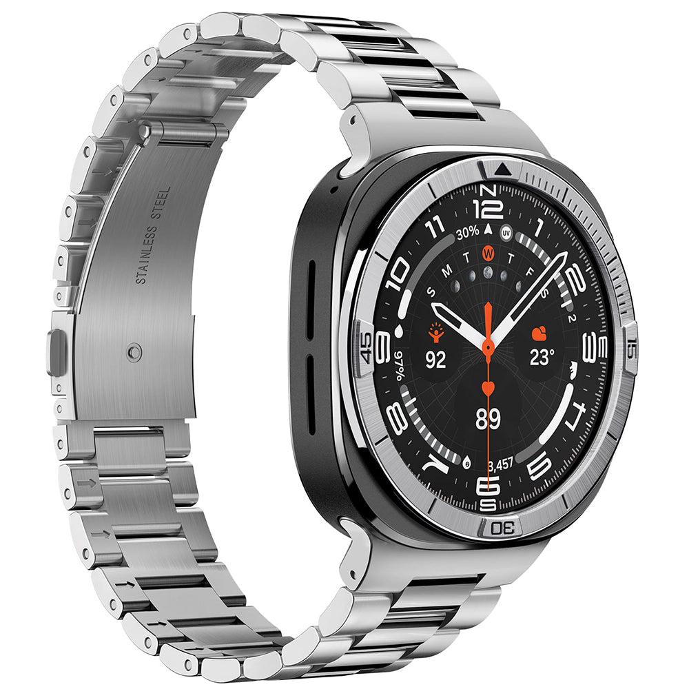 Spigen Tune Pilot Beskyttelsesramme for Samsung Galaxy Watch Ultra2, Sølv ACS11616