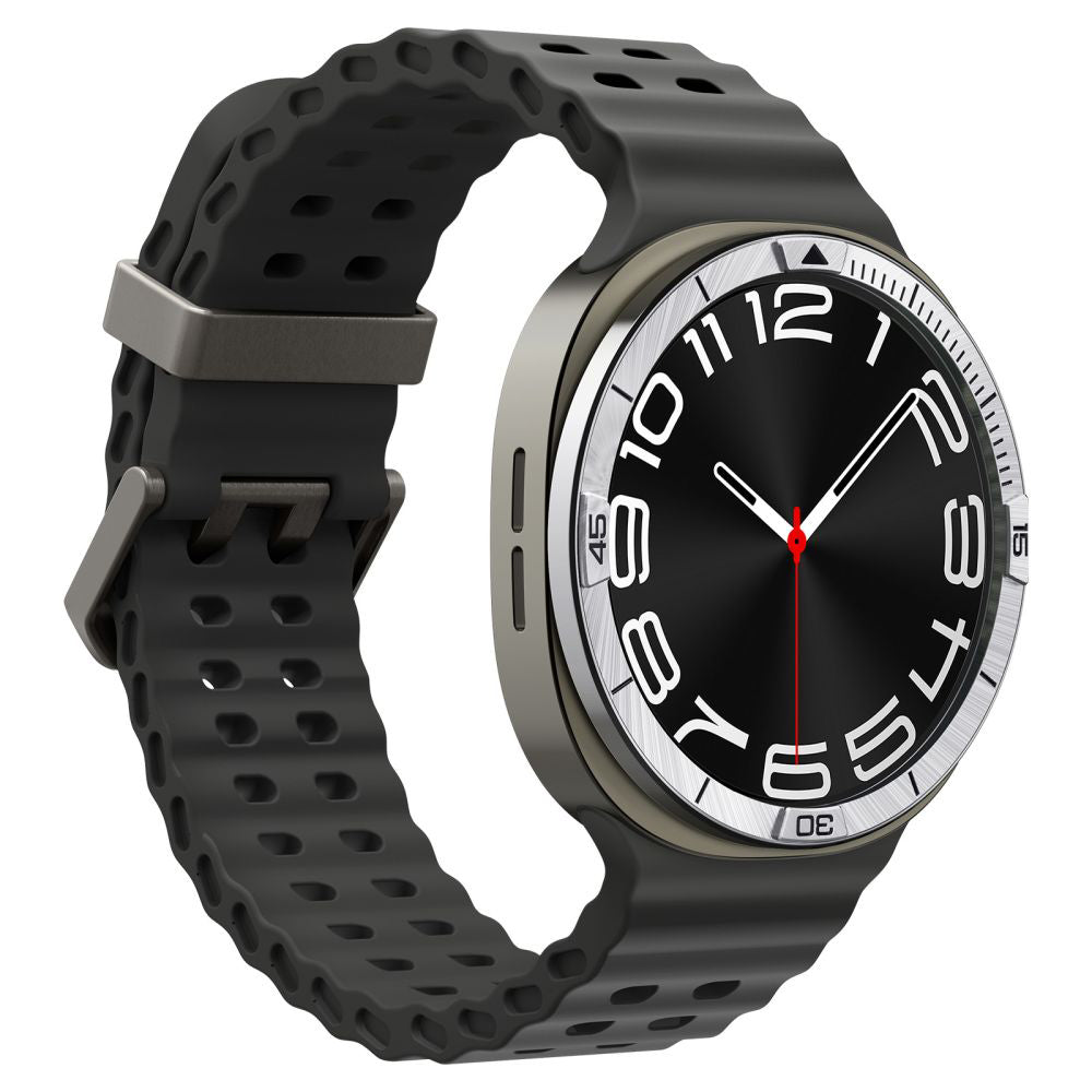 Spigen Tune Pilot Beskyttelsesramme for Samsung Galaxy Watch8 44mm, Sølv ACS10009