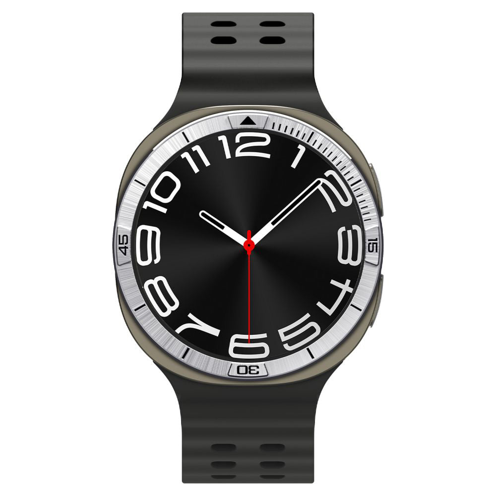 Spigen Tune Pilot Beskyttelsesramme for Samsung Galaxy Watch8 44mm, Sølv ACS10009