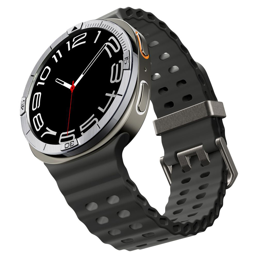 Spigen Tune Pilot Beskyttelsesramme for Samsung Galaxy Watch8 44mm, Sølv ACS10009