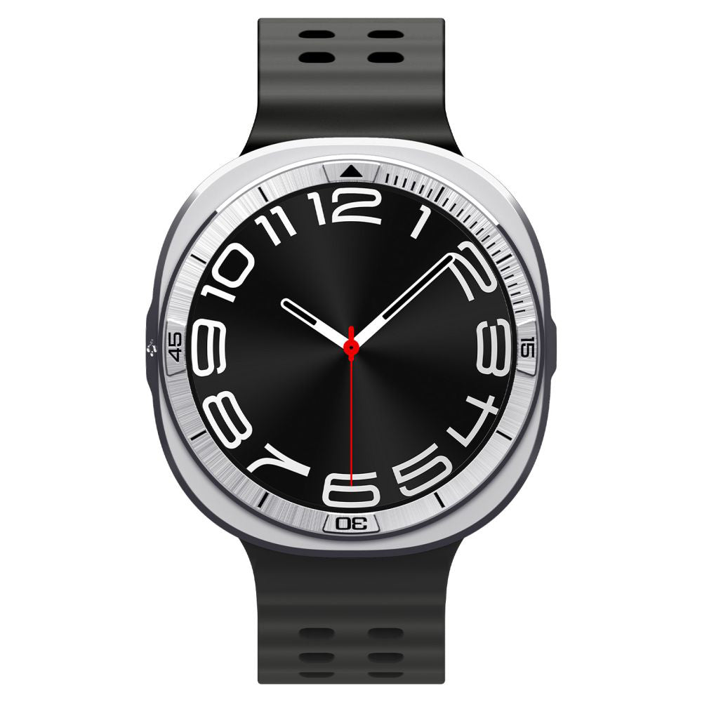 Spigen Tune Pro Pilot Beskyttelsesramme for Samsung Galaxy Watch8 44mm, Sølv ACS10011