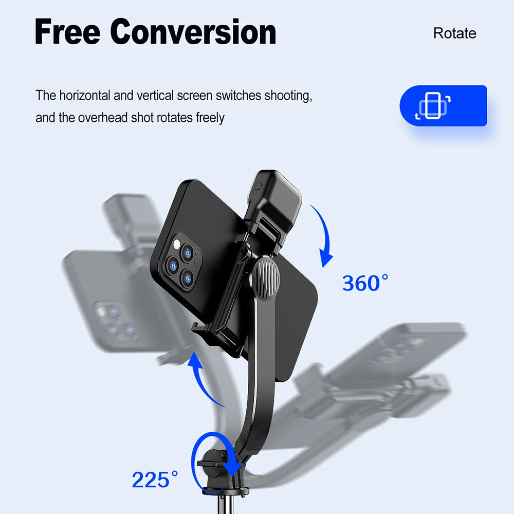 Selfie Stick Bluetooth Techsuit C01s, Universal, Svart