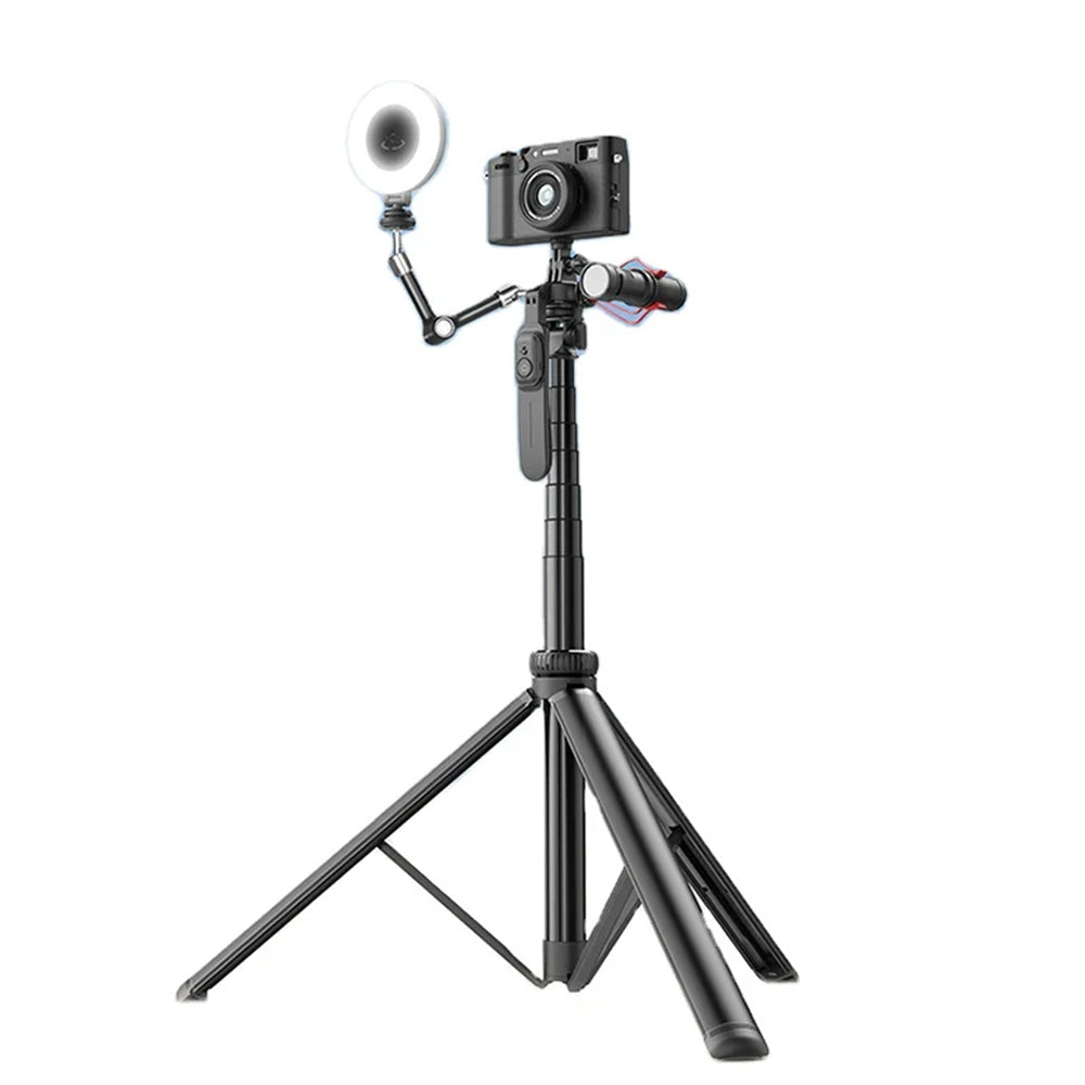 Selfie Stick Bluetooth Techsuit C05, Universal, Svart