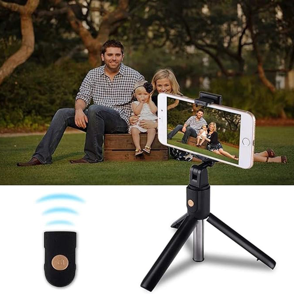 Selfie Stick Bluetooth Techsuit K07, Universal, Svart