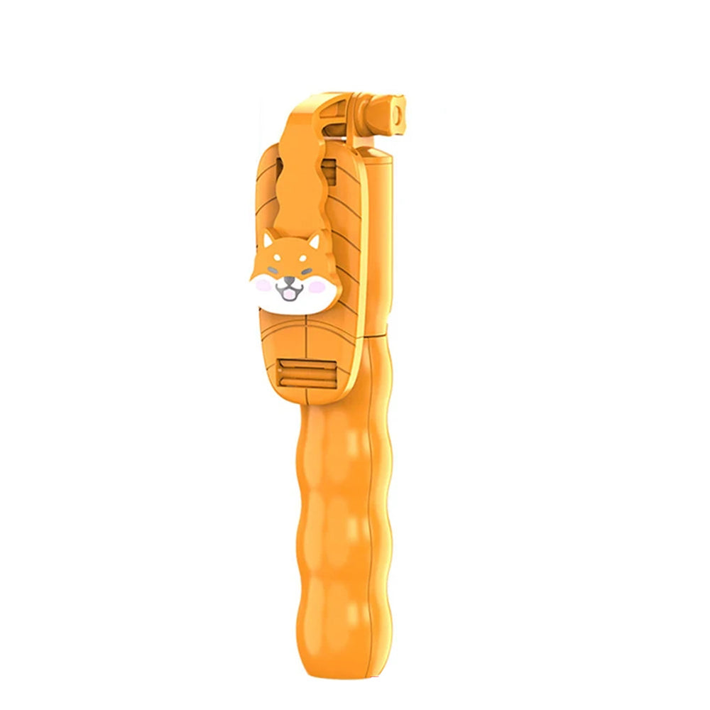 Selfie Stick Bluetooth Techsuit KT01, Universal, Oransje