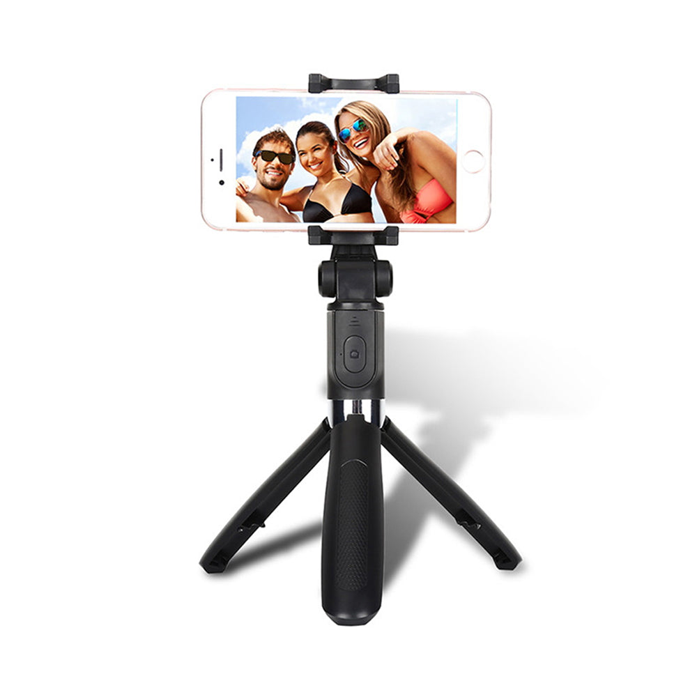Selfie Stick Bluetooth Techsuit L01s, Universal, Svart