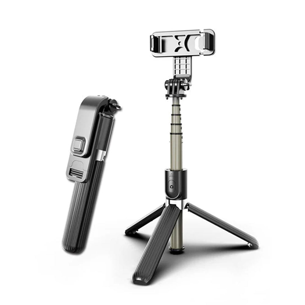 Selfie Stick Bluetooth Techsuit L03, Universal, Svart
